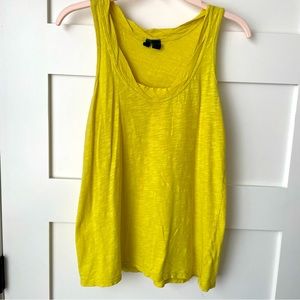 Left of center size small yellow tank top made in the USA 🇺🇸 Anthropologie